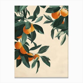 Oranges On A Tree 5 Canvas Print