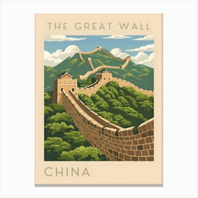 Great Wall China Canvas Print