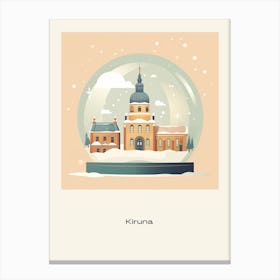 Kiruna Sweden 1 Snowglobe Poster Canvas Print