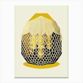 Yellow Beehive 4 Vintage Canvas Print