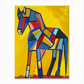 Abstract Horse 1 Canvas Print