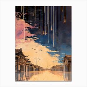 Starfall In China Canvas Print