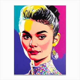 Audrey Tautou Pop Movies Art Movies Canvas Print