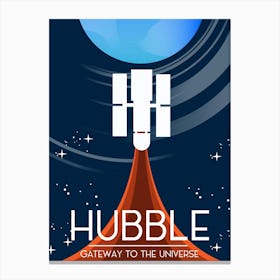 Hubble Gateway To The Universe Space Art Canvas Print