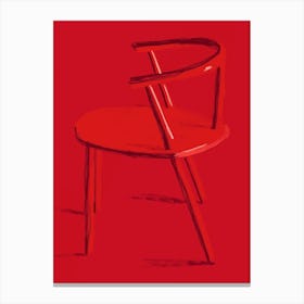 Red Chair Canvas Print