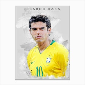 Ricardo Kaka Street Art Canvas Print