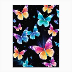 Colorful Butterflies 172 Canvas Print