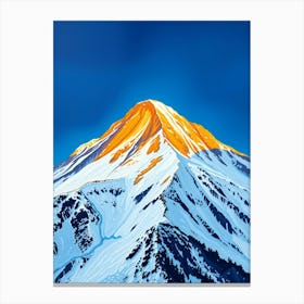 Snowy Mountain 3 Canvas Print