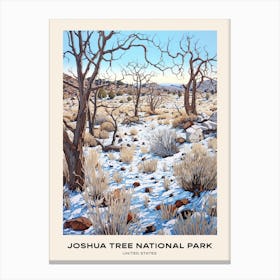 Joshua Tree National Park United States 1 Poster Canvas Print