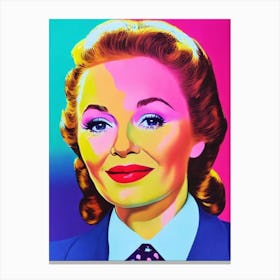 Piper Laurie Pop Movies Art Movies Canvas Print