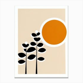 Trees In The Sun Canvas Print