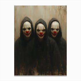 Three Clowns Canvas Print