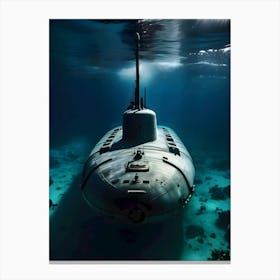 Submarine Underwater-Reimagined 1 Canvas Print