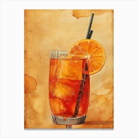 Aperol Spritz Art Print 92 Canvas Print