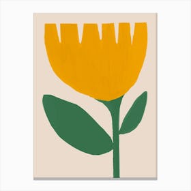 Yellow Flower 1 Canvas Print