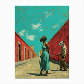 Leashed 4 Fy V Canvas Print