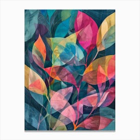 Colorful Leaves 7 Canvas Print