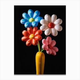 Bright Inflatable Flowers Daisy 2 Canvas Print