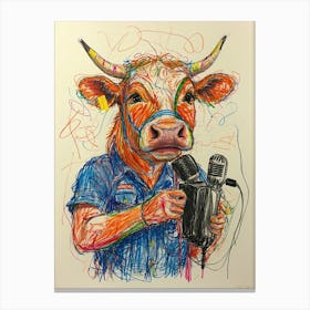 'The Cow' Canvas Print