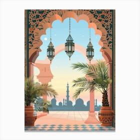 Islamic Background Canvas Print