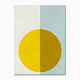 Modern circles and rectangles 2 Canvas Print