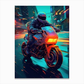 Night Rider 6 Canvas Print