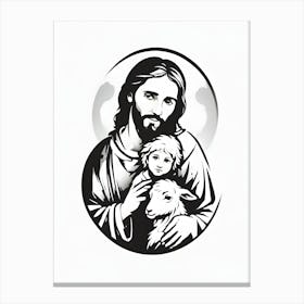 Jesus And Child Canvas Print