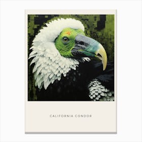 Ohara Koson Inspired Bird Painting California Condor 1 Poster Canvas Print