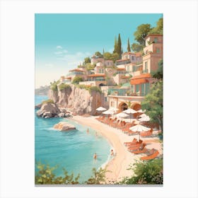 Antalya Turkey 8 Illustration Canvas Print