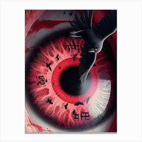 Eye Of The Crow Canvas Print