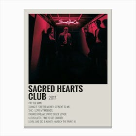 Sacred Hearts Club 2017 Poster Canvas Print