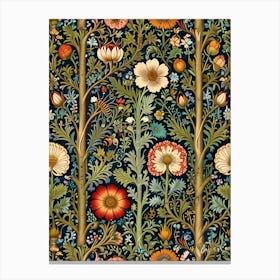 William Morris Rose Flora And Fauna 1 Canvas Print