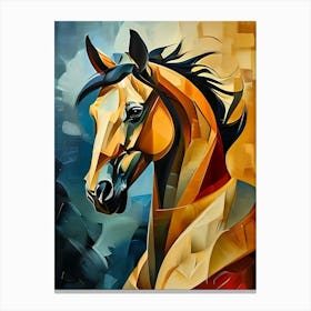 Abstract Horse Painting Canvas Print