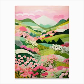 Colorful Scenery Summer Bright Vibrant Canvas Print