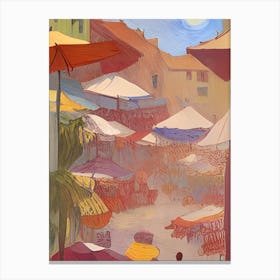 Arabian Market Canvas Print