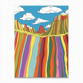 Colorful Landscape Canvas Print