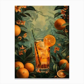 Orange Cocktail 38 Canvas Print