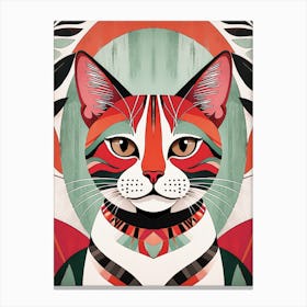 Boho Cat 5 Canvas Print