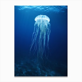 Turritopsis Dohrnii Importal Jellyfish Ocean Realistic 1 Canvas Print
