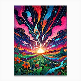 Psychedelic Painting 3 Canvas Print