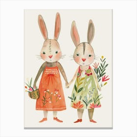 Little Bunnies Canvas Print