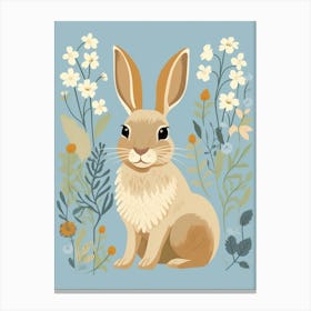 Baby Animal Illustration  Hare 2 Canvas Print