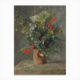 Flowers In A Vase (C Canvas Print
