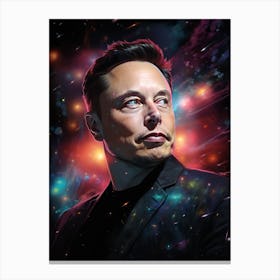 Elon Musk - Ad Astra Canvas Print