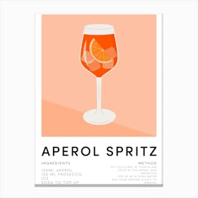 Aperol Spritz No.1 Canvas Print