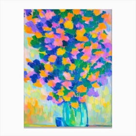 Simple Still Life Matisse Inspired Flower Canvas Print