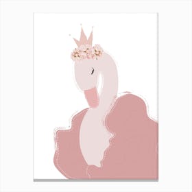 Princess Swan Canvas Print