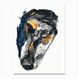 Dog Head Canvas Print