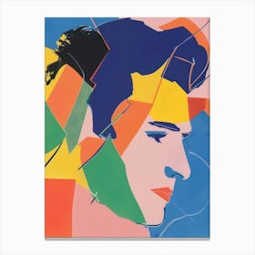 Elvis By Elvis Presley Style Abstract Canvas Print