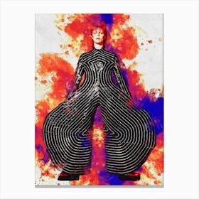 Smudge Of David Bowie Canvas Print